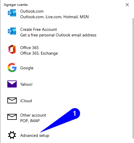 Configurar cuenta de correo en Correo de Windows