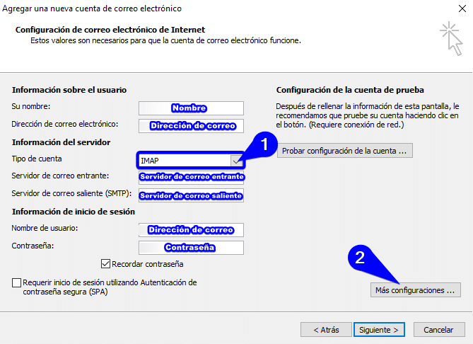 Configuración Outlook 2007